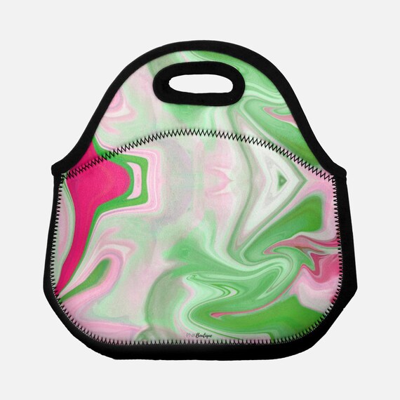 Make-up-Tasche „My Pretty Girl Bag“ – Rosa & Grün, 23 X 17 Cm, Geschenk Für Sorority