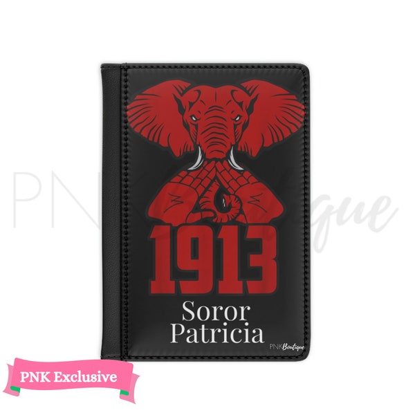 J13 DST Founders Day Monogram Passport Cover , DST Paraphernalia, Unique Annual Passport Cover,DST Keepsake Passport Cover,J13 Sorority Gift