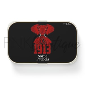 DST Bento Box, D9 Greek Sorority Gifts, Personalized Bento Lunch Box, HBCU Divine Nine