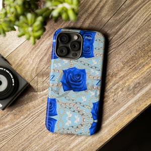 Blue and White Phone Case, D9 Paraphernalia, D9 Sorority Gift for her, iPhone Case, Samsung Galaxy Case, Google Pixel Case, HBCU Divine Nine