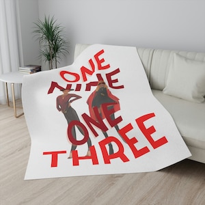 Personalized Red and White Sherpa Fleece Blanket, DST Paraphernalia, D9 Sorority Gift Merch, HBCU Bed Throw, New Home Gift,Housewarming Gift