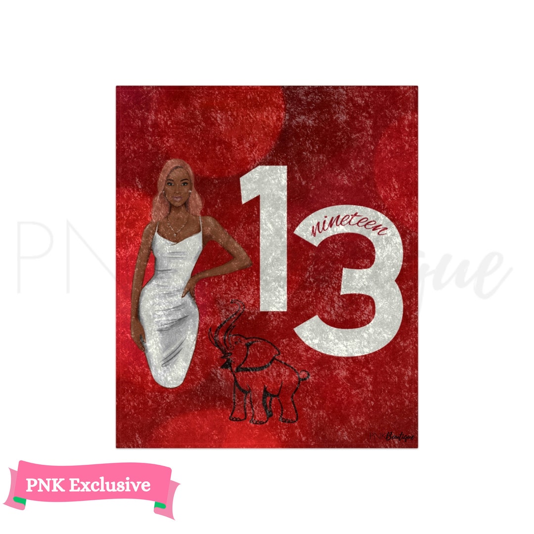 J13 DST Founder's Day Custom Velvet Blanket, DST Paraphernalia 1913 Unique Annual Blanket