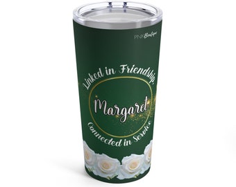 Personalized Links Insulated Tumbler: New Member Gift for Her
