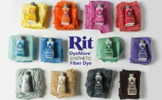 Rit Dyemore for Synthetic Fabrics Fibres Liquid Dye Polyester