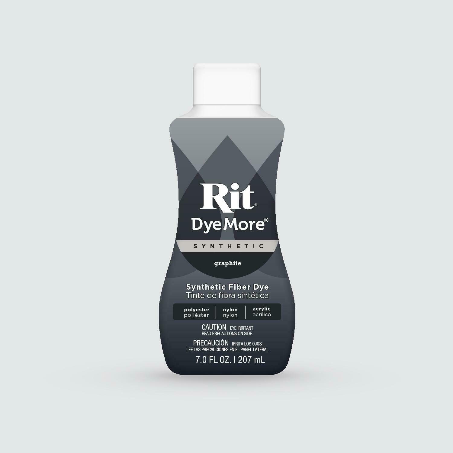 Rit Dyemore for Synthetic Fabrics Fibres Liquid Dye Polyester Acrylic 