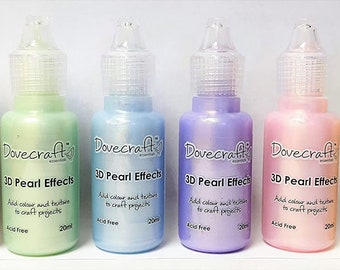 Pasteles Dovecraft con efecto perlado, 20 ml, esenciales para manualidades, artes y manualidades