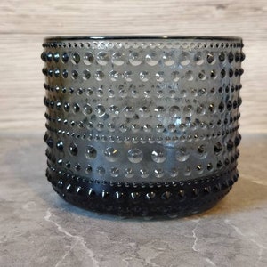 Iittala Kastehelmi candle holder, grey