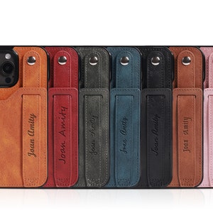 Funda de piel para cinturón. funda de cuero para teléfono. funda para  iphone. funda para celular. Funda para iPhone 13 Pro Max. soporte para  teléfono de cuero. -  España