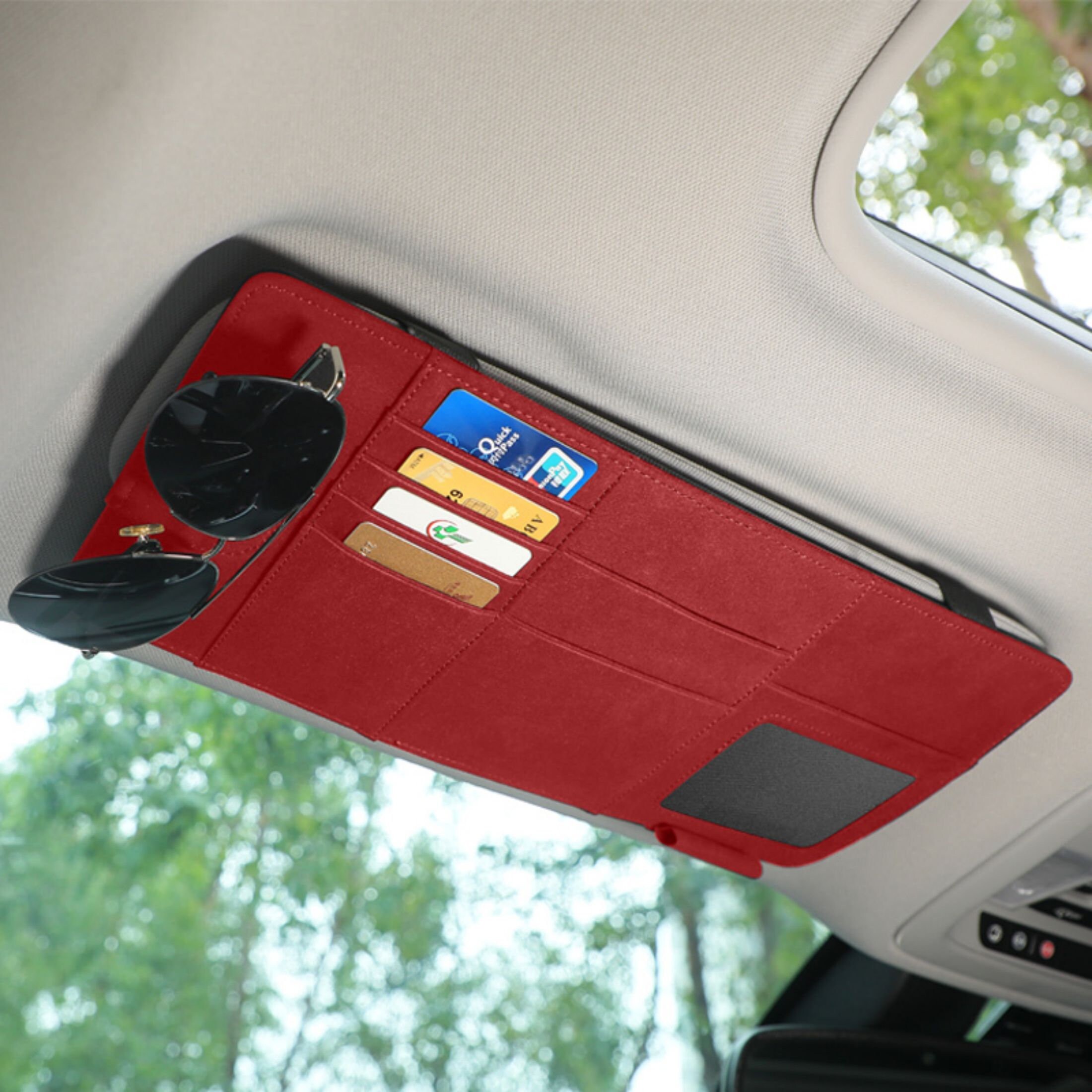 Car Sun Visor Organizer, Usa Auto Interior Accessories Multipocket_c 買得