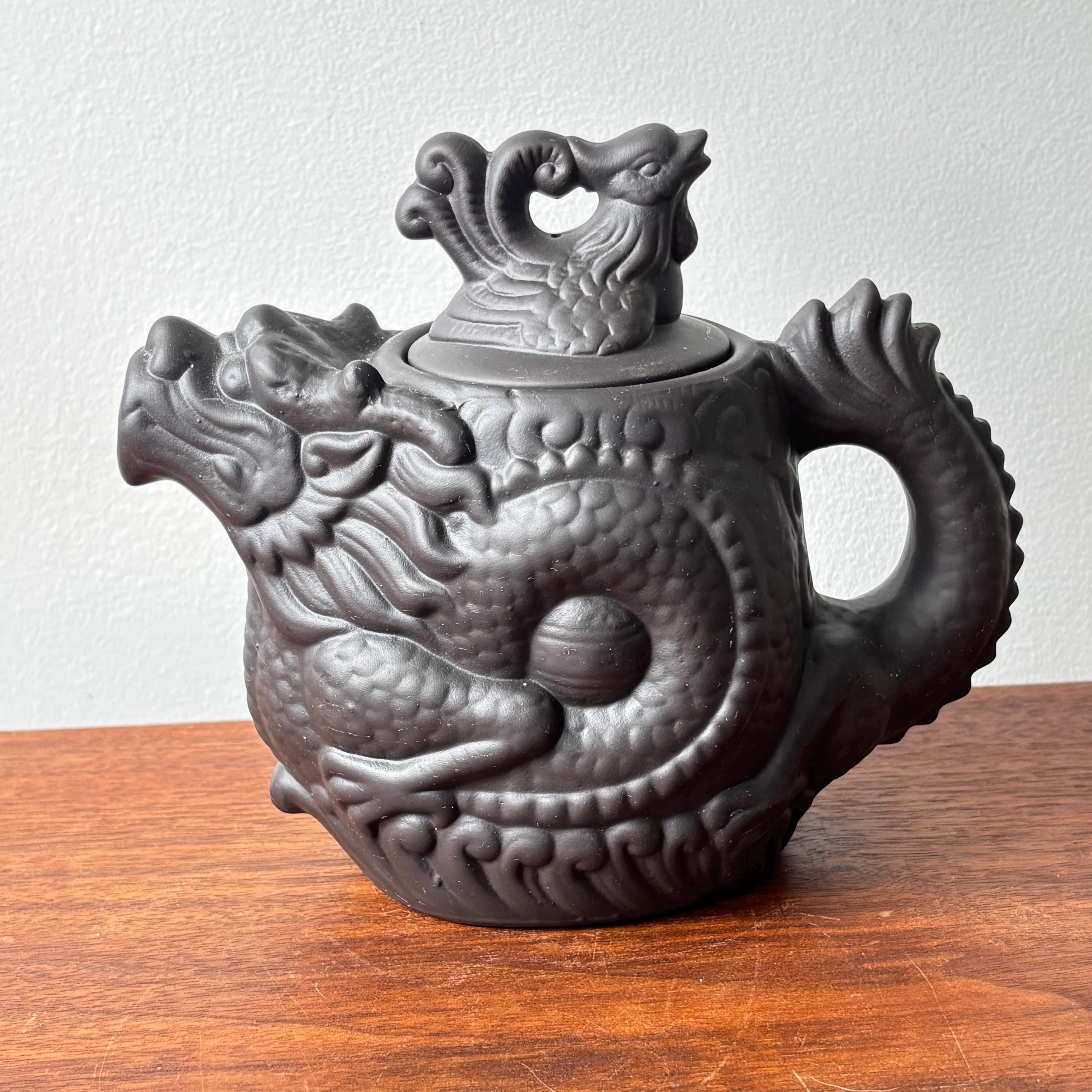 Yixing Zisha Clay Dragon Teapot - Etsy
