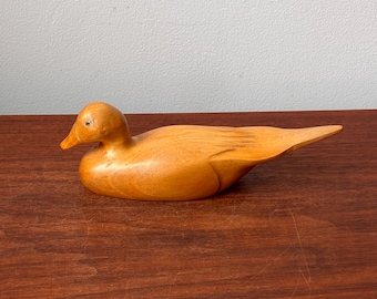ヴィンテージの木彫りカナダグース彫刻：マツ鳥、カナダ製 - Etsy 日本