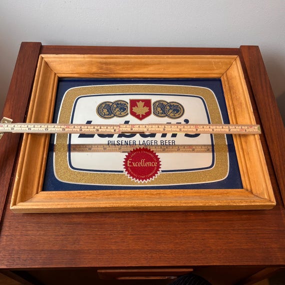 Vintage Labatt's Pilsner Beer Framed Advertising Mirror Sign - Etsy