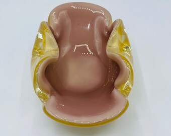 ヴィンテージ アルキメデ セグソ ムラーノガラスボウル：ラッティモ
