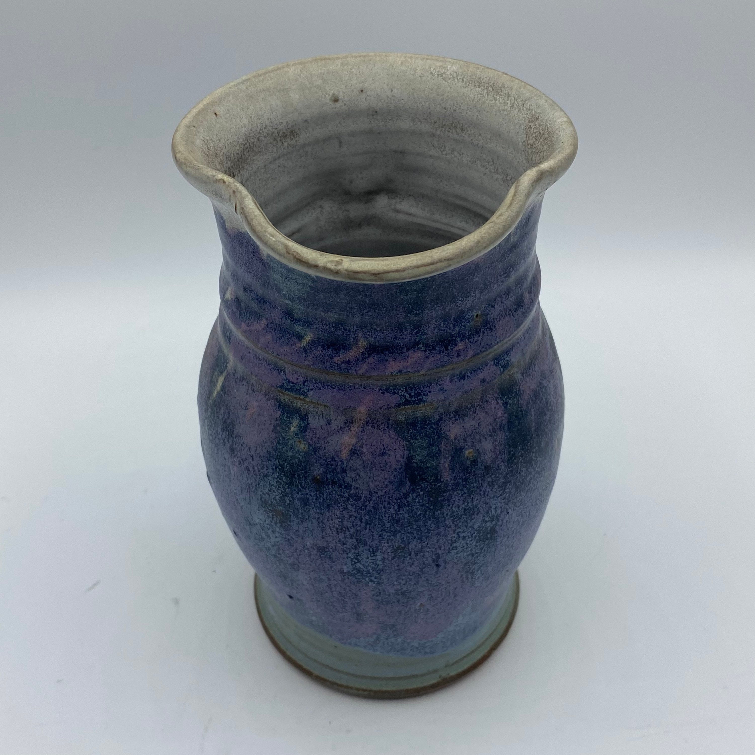 Vintage 1990’s Deborah Doran Studio Pottery Pitcher in Purple Matte ...
