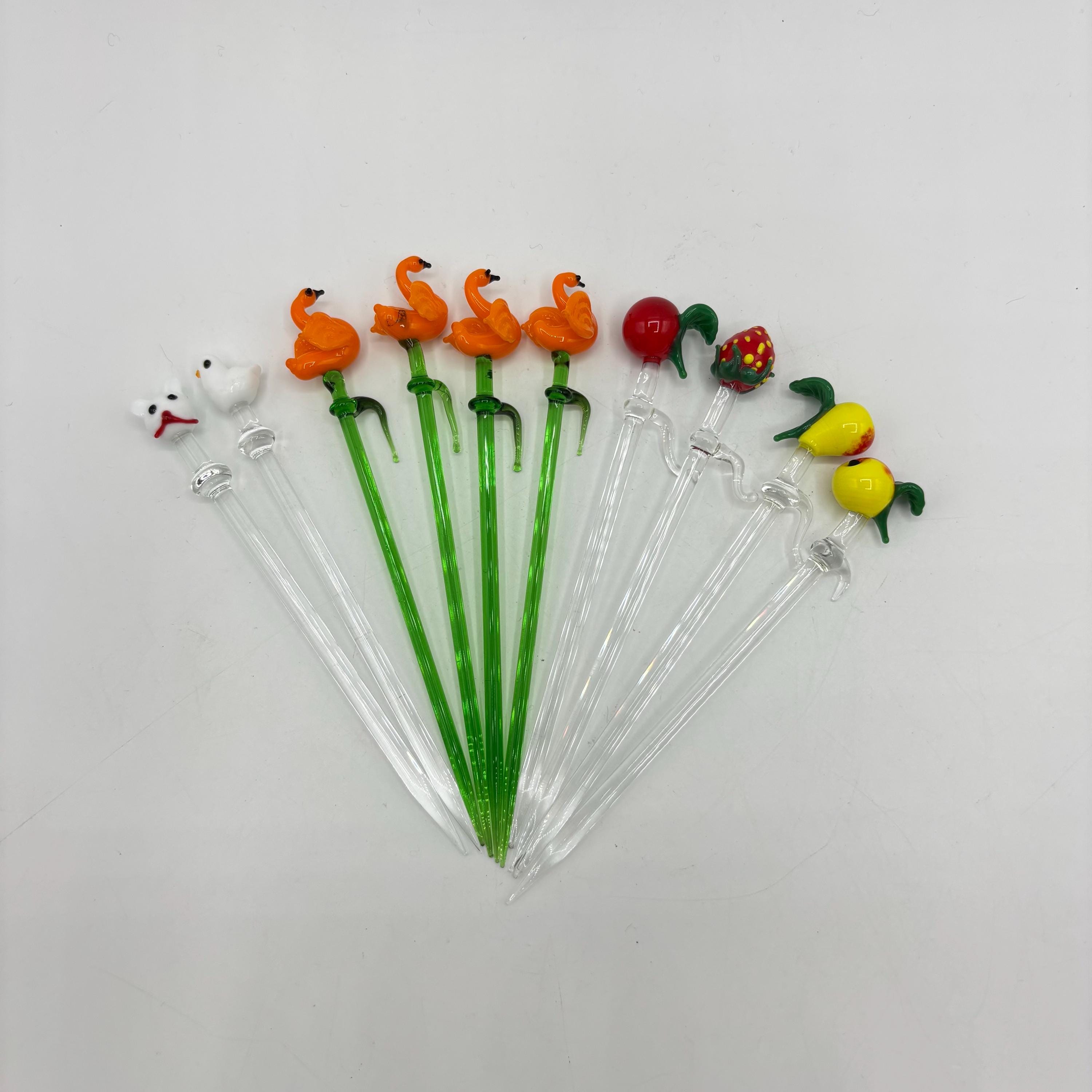 オーストリアビミニグラス１客 ビミニ「にわとりフィギュア入りグラス」《アンティックかとう》