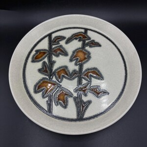Vintage RARE Crown Lynn Earthenstone New Zealand Dinnerware  “Autumn” 10.5” Dinner Plate Set of 2 D628