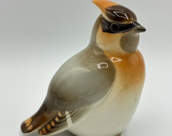 ヴィンテージ陶器製キッチュな大きな耳のネズミの置物 日本製 2個