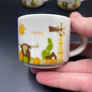 Starbucks - Taza de café Texas con tarjeta de regalo de Texas Starbucks de  edición limitada, colección Been There Series Across The Globe, juego de
