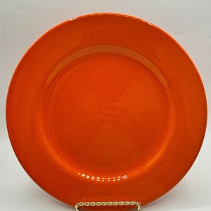 Platos llanos vintage Waechtersbach Orange Fun Factory - Juego de 4