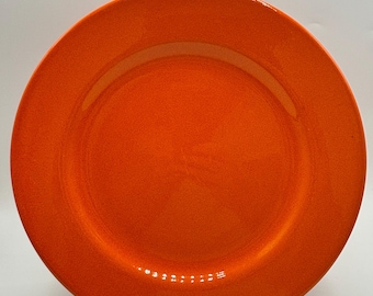 Vintage Waechtersbach Orange Fun Factory Dinner Plates - Set of 4
