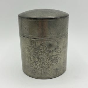 Pewter tea caddy - Etsy 日本