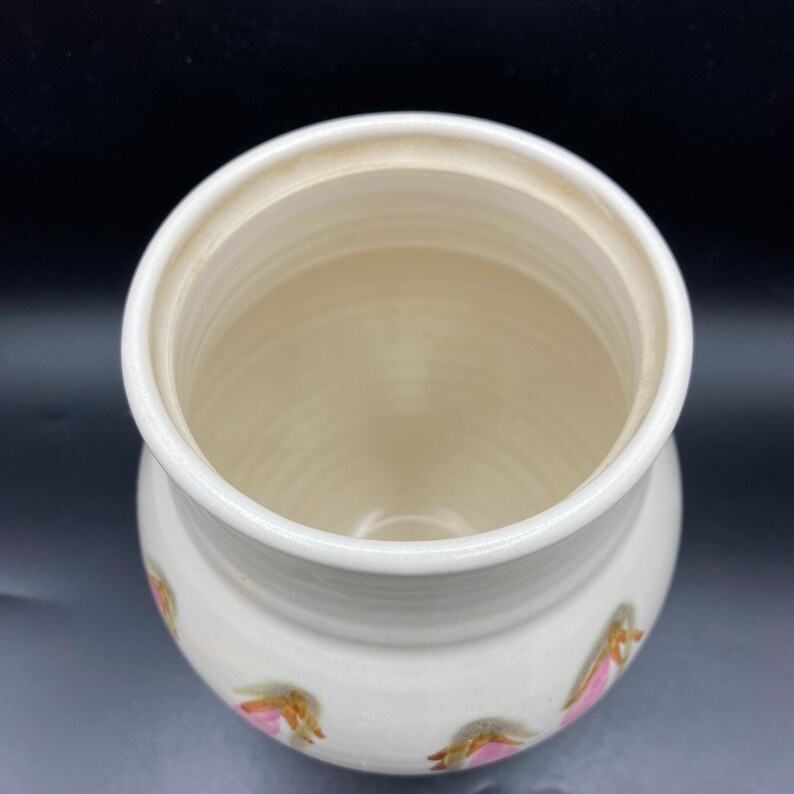 Vintage Malcolm Michael Stanley PEI Studio Pottery Crock Vase With