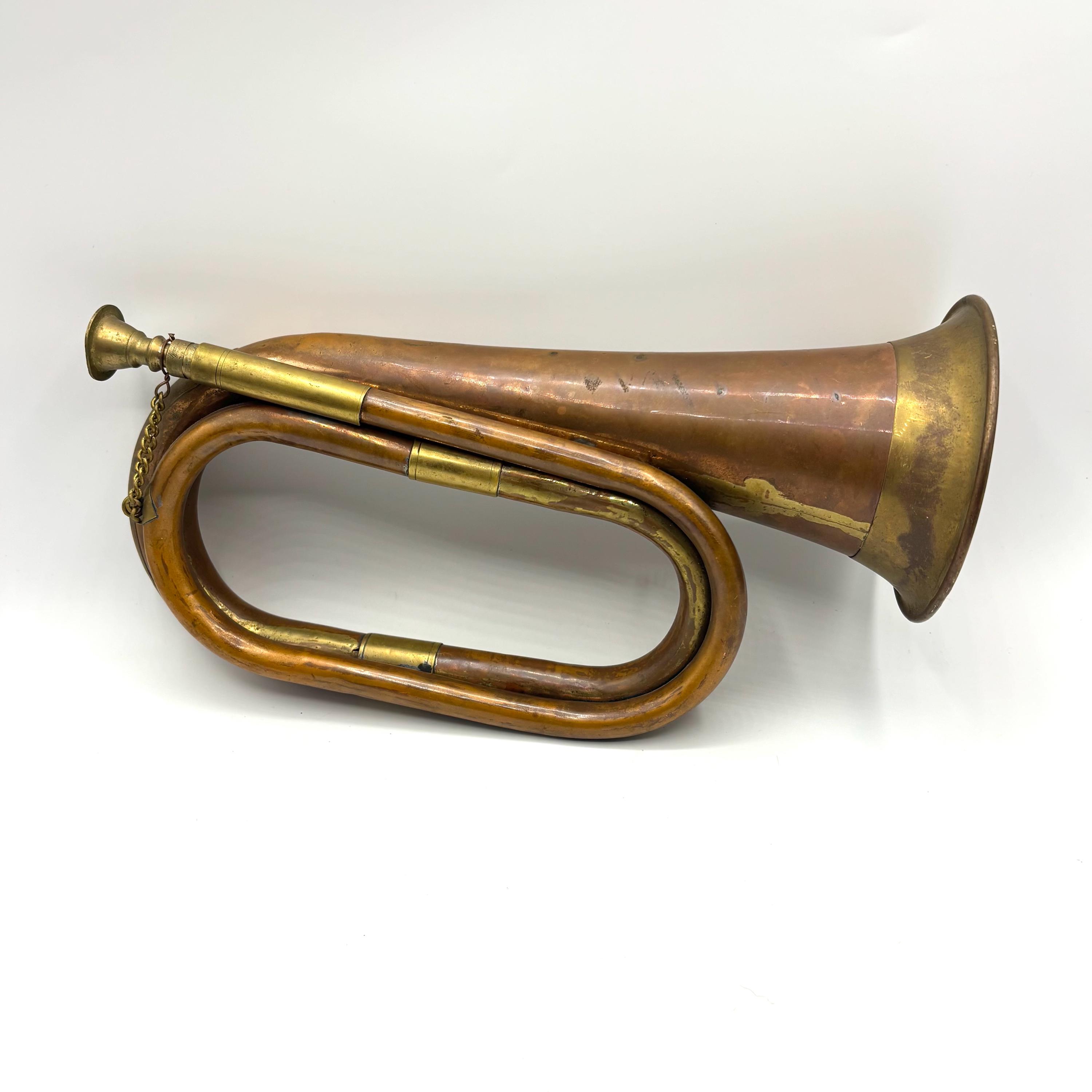 Tromba Da Cavalleria In Ottone - Strumento Vintage Per Orchestre, Bande O Come Regalo Originale - Foto 2