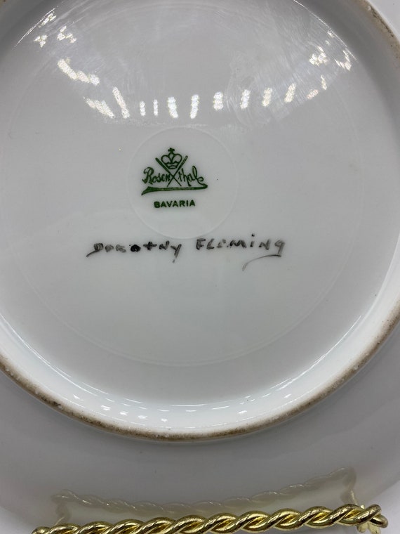 Vintage Hand Painted Flower 