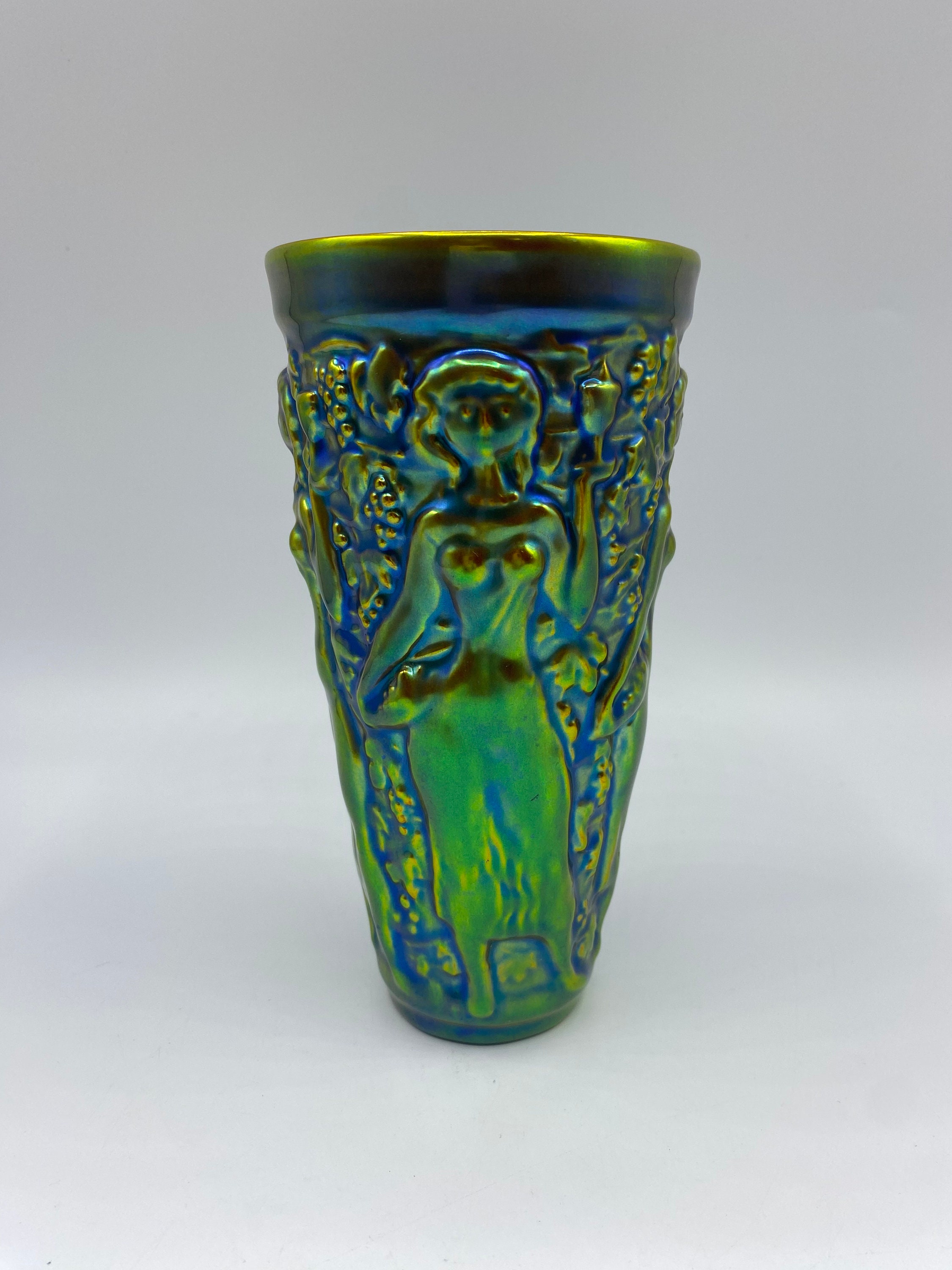 工芸品 Vintage vase from artec Vintage Ars Deruta Italy Artisanal Ceramic Vase