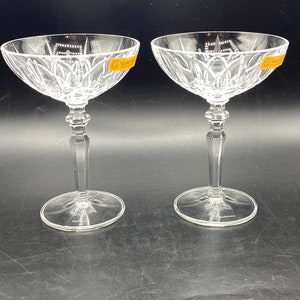 Nachtmann Cut Crystal Noblesse Cocktail Glasses Set of 2 in Original Box
