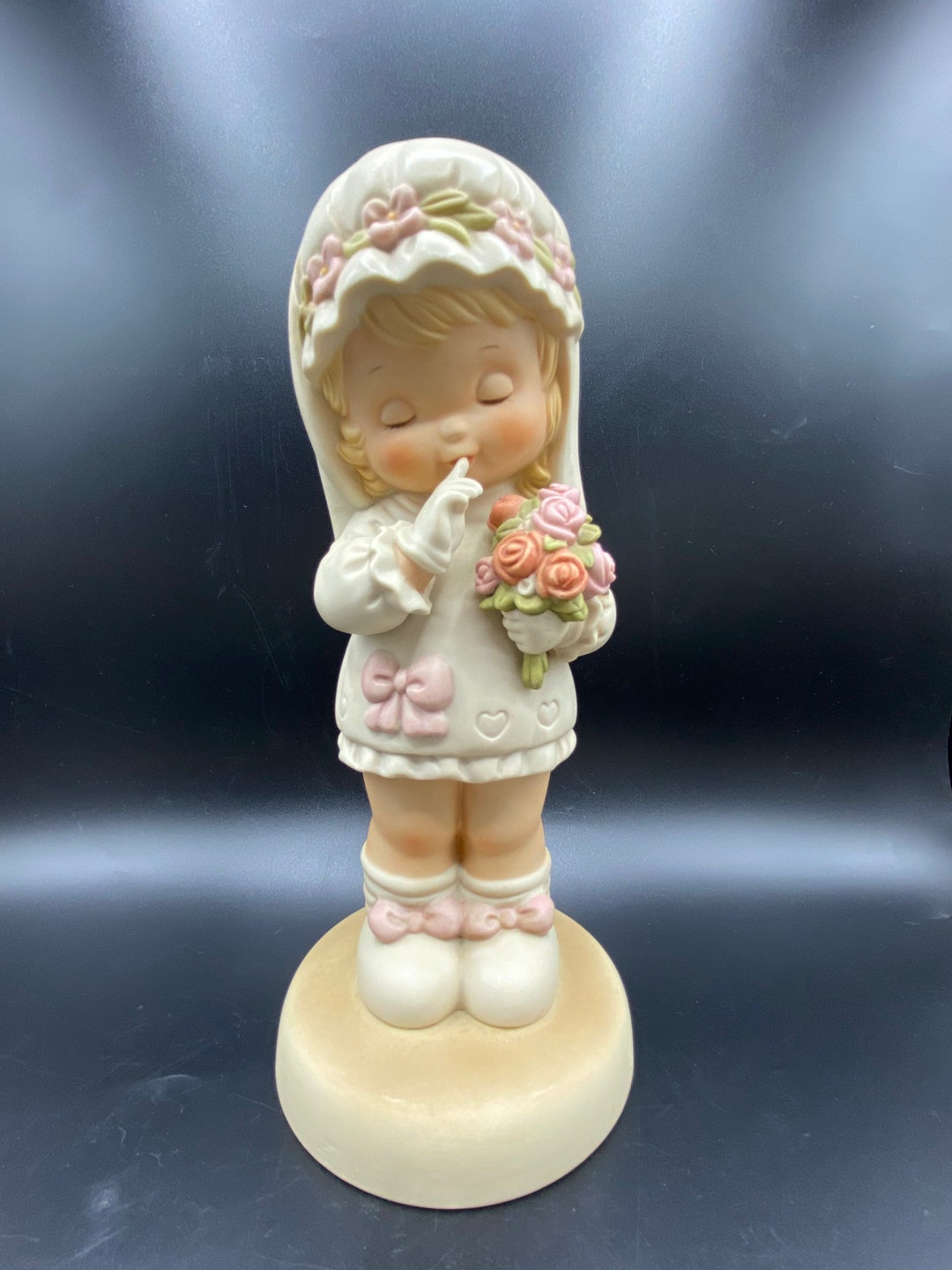 Vintage Enesco Bride Figurine: Memories of Yesterday, Mabel Lucie
