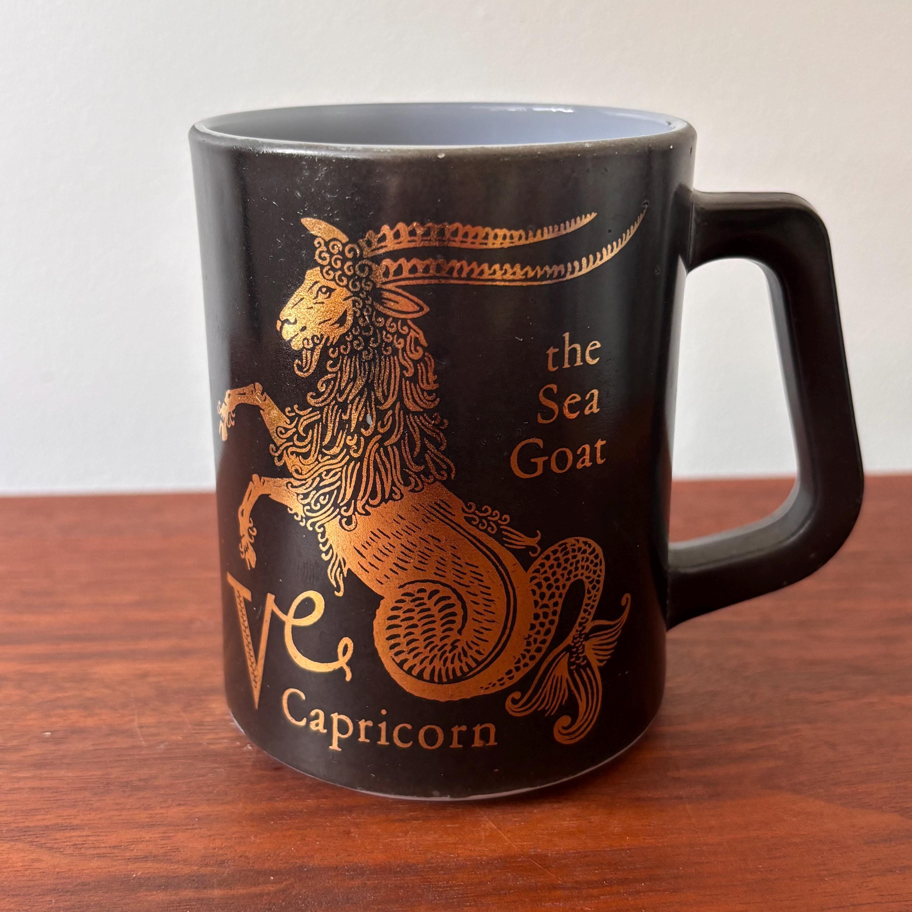 222 Fire King Phelbee ラージレフ/リッド Fire King Zodiac Mug - Etsy