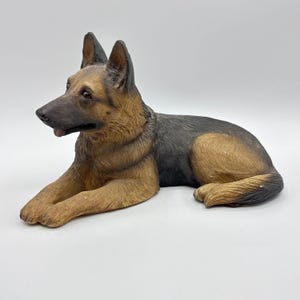 SANDICAST 犬の置物 茶色とクリーム SANDICAST 犬の置物 茶色とクリーム