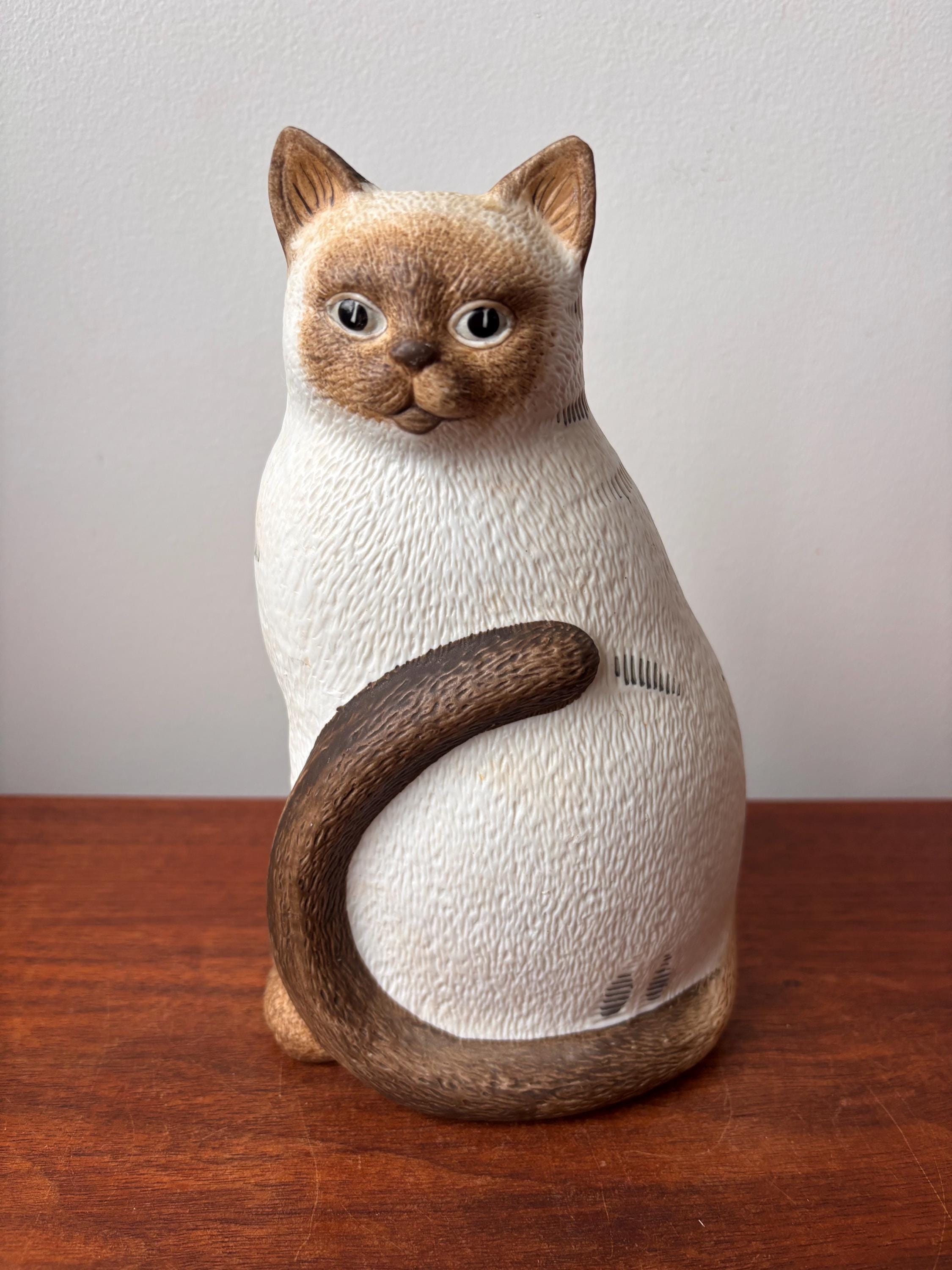 ねこ ジンジャー 置物 シンプソン作 イングランド製 アンティーク 石膏 ４kg Sherratt simpson cat - Etsy 日本