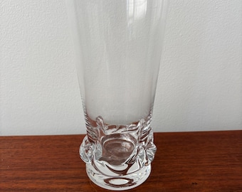 Vintage Daum France “sorcy” Clear Crystal Water Tumblers, Fine