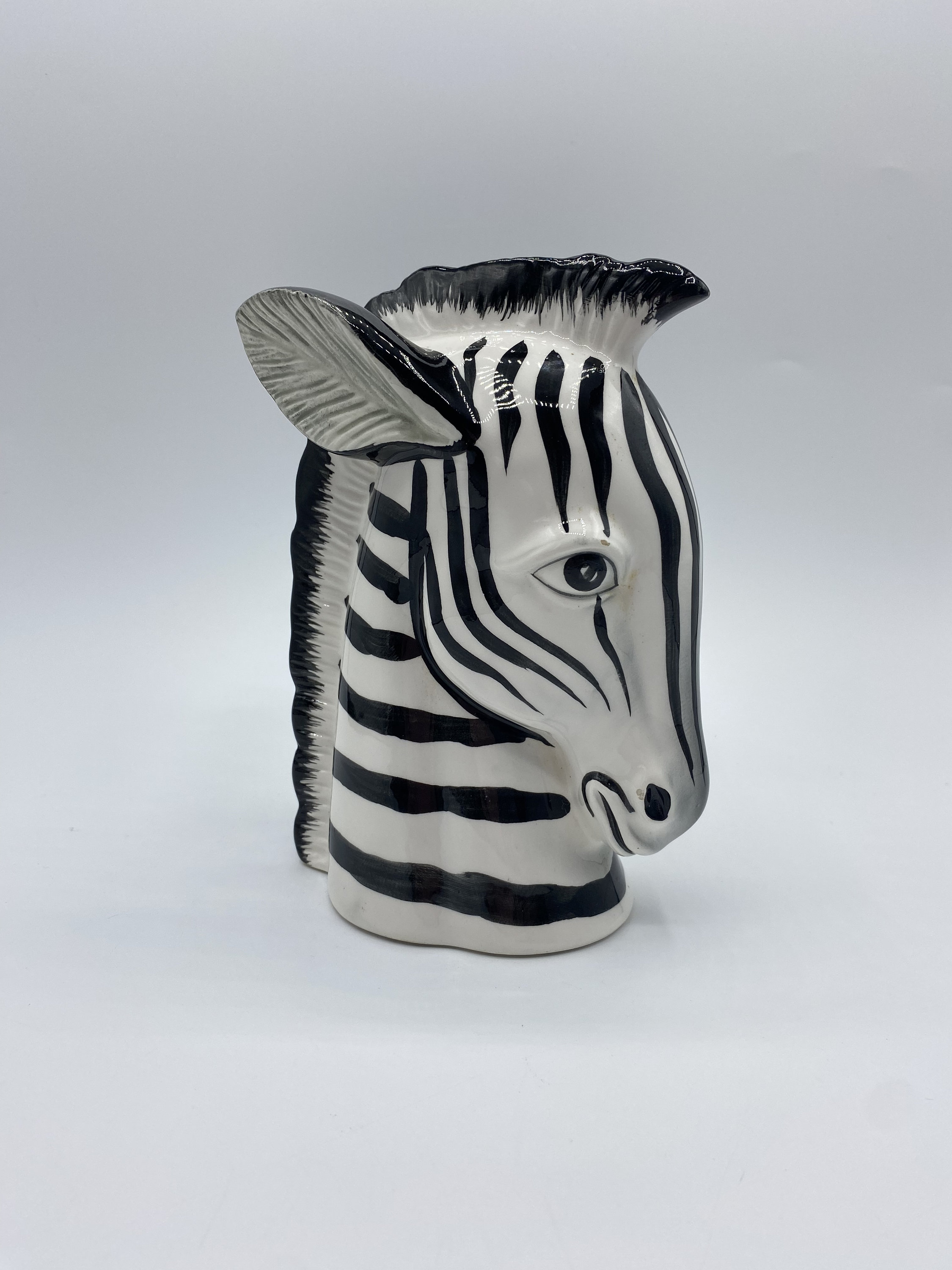 Vintage Fitz and Floyd Zebra Head Bookend Fitz & Floyd Zebra Etsy