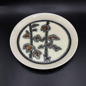 Vintage RARE Crown Lynn Earthenstone New Zealand Dinnerware  “Autumn” 8” Side Salad Plate D628
