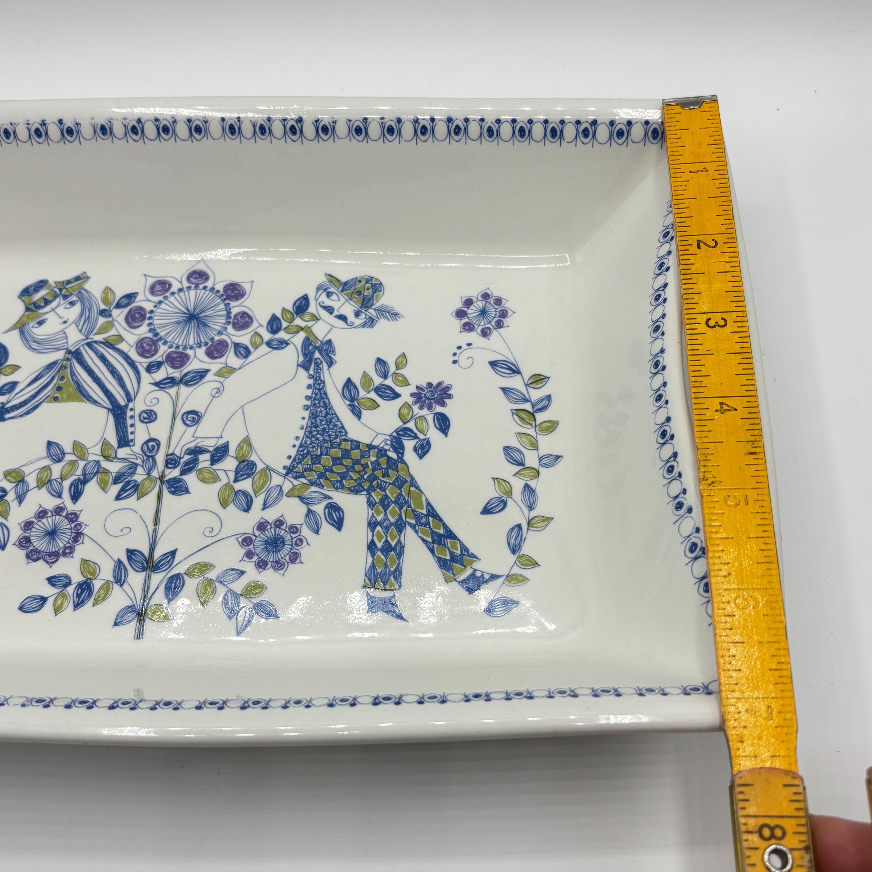 Vintage Figgjo Flint Lotte Tray: Turi Design, Norway Ceramic (13.5