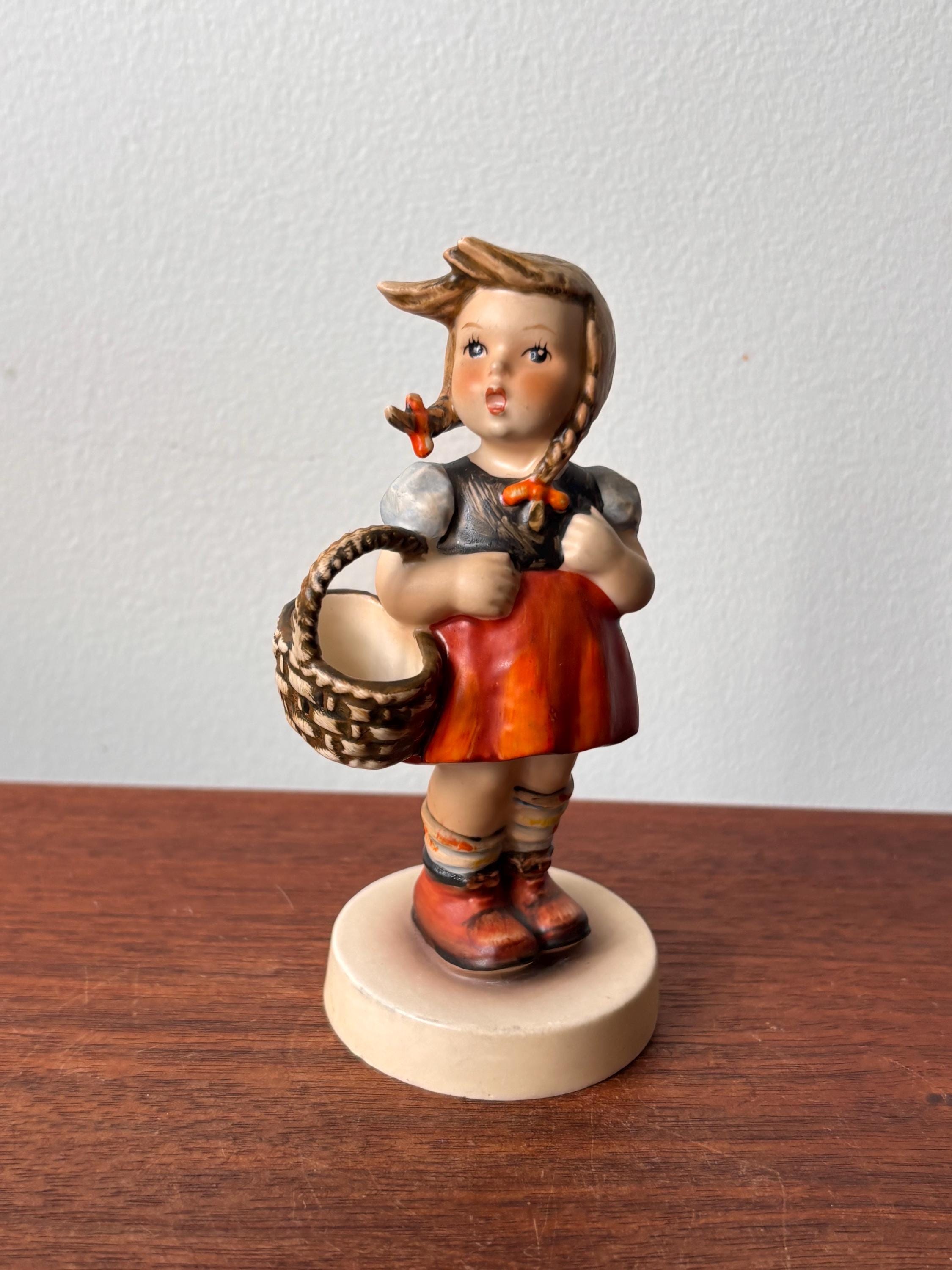 Vintage MI Geobel “little Shopper” Girl #96, Hummel Style