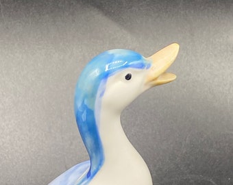 Vintage Otagiri Japan Blue Porcelain Duck Figurine - Etsy