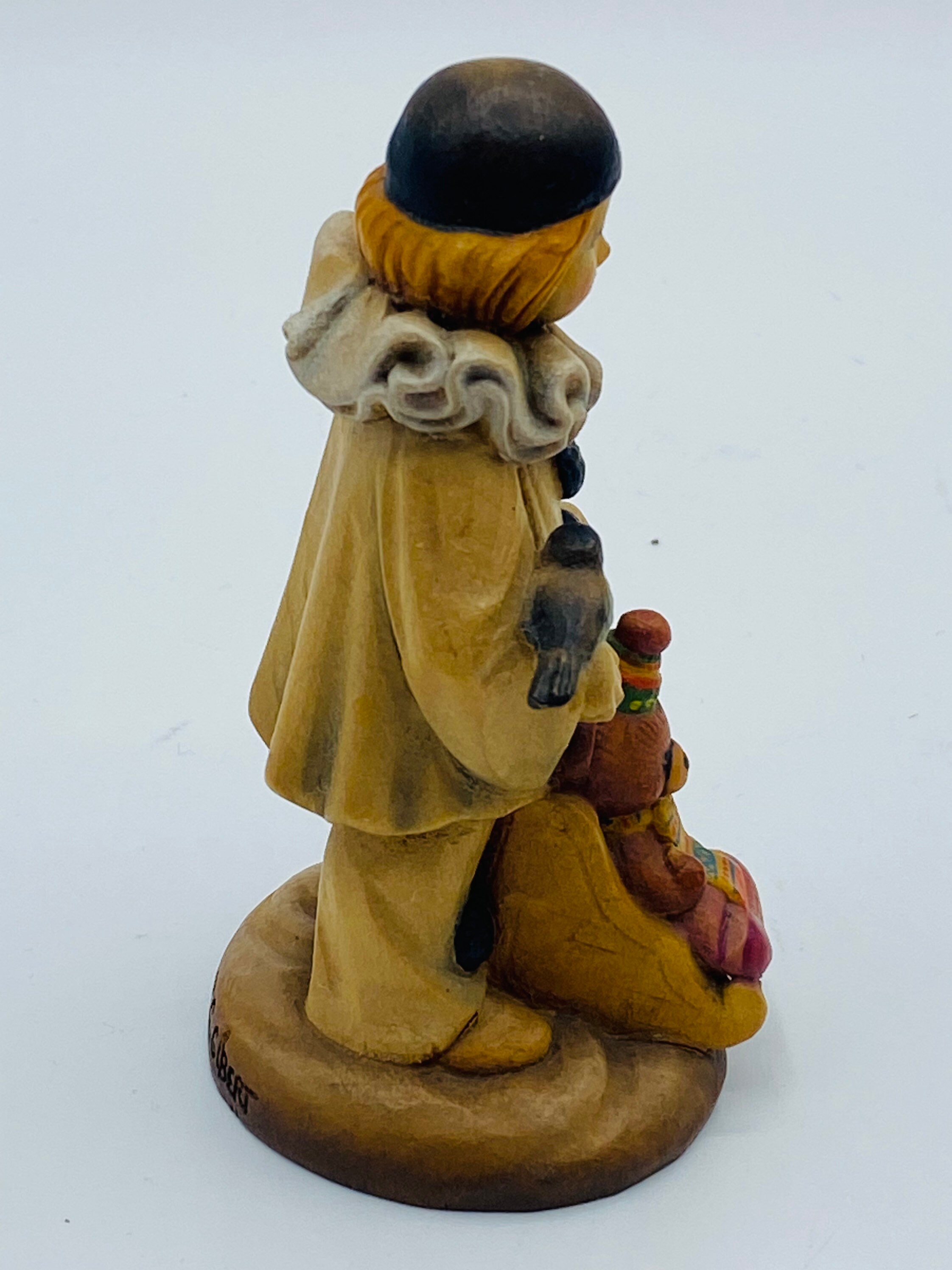 アンリ イタリア 木彫り ピエロ ピエロ フィギュア：J. C. ジベール