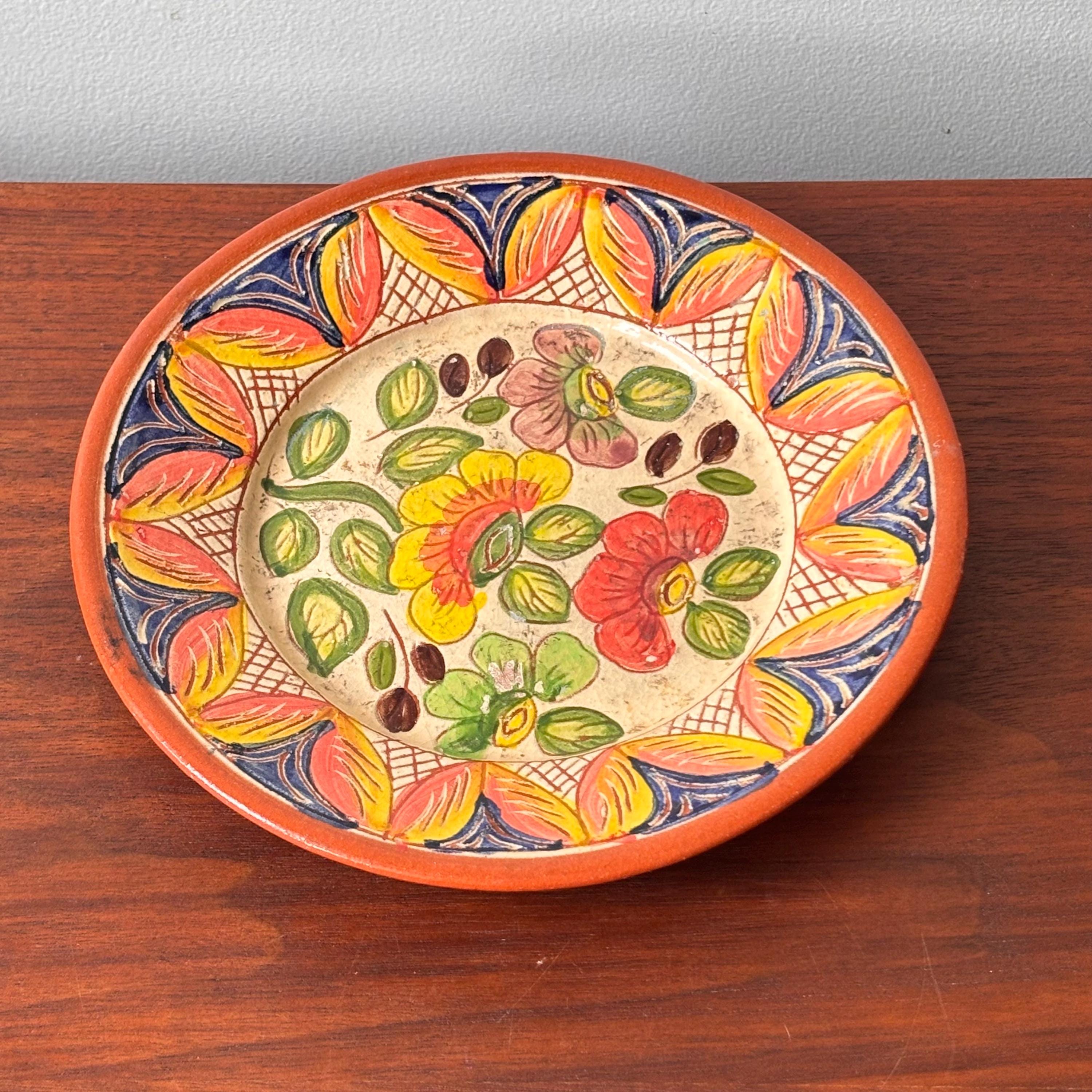 Vintage Handpainted Colourful Beatriz Cartaxo Portugal Talavera