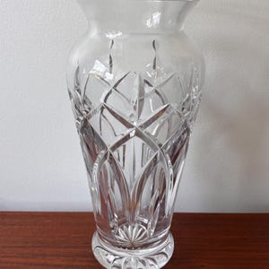 Vaso vintage in cristallo Marquis by Waterford: Glenbrook 10&quot;