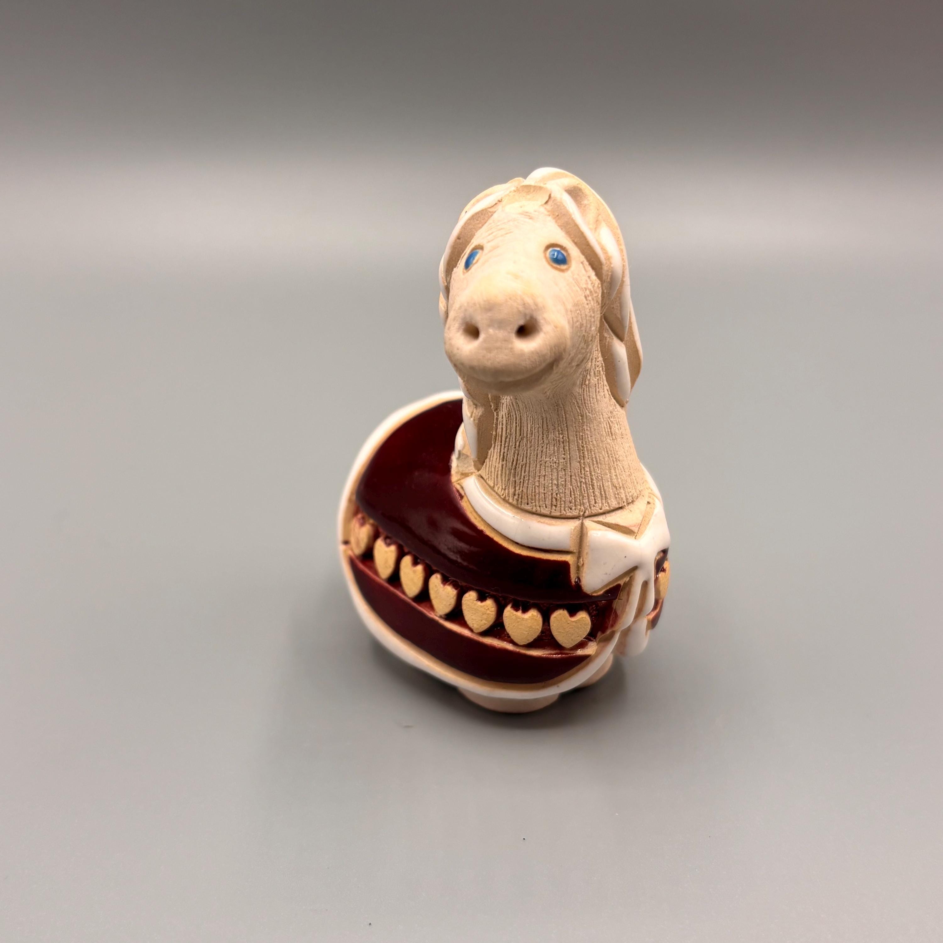 ヴィンテージ アルテサニア リンコナダ 彫刻入りユニコーンの置物