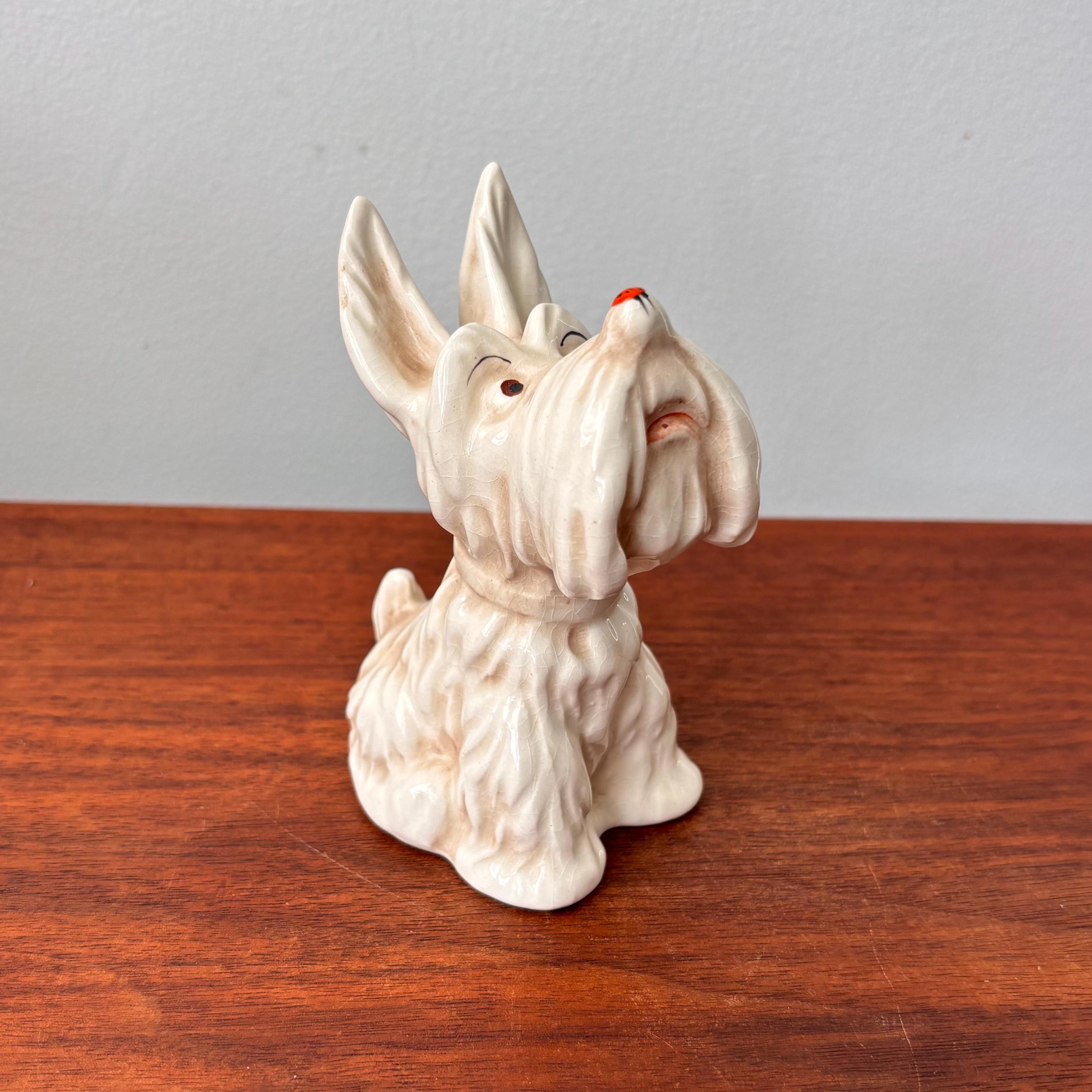 Vintage Beswick Scottish Terrier Dog Figurine With Lady Bug - Etsy