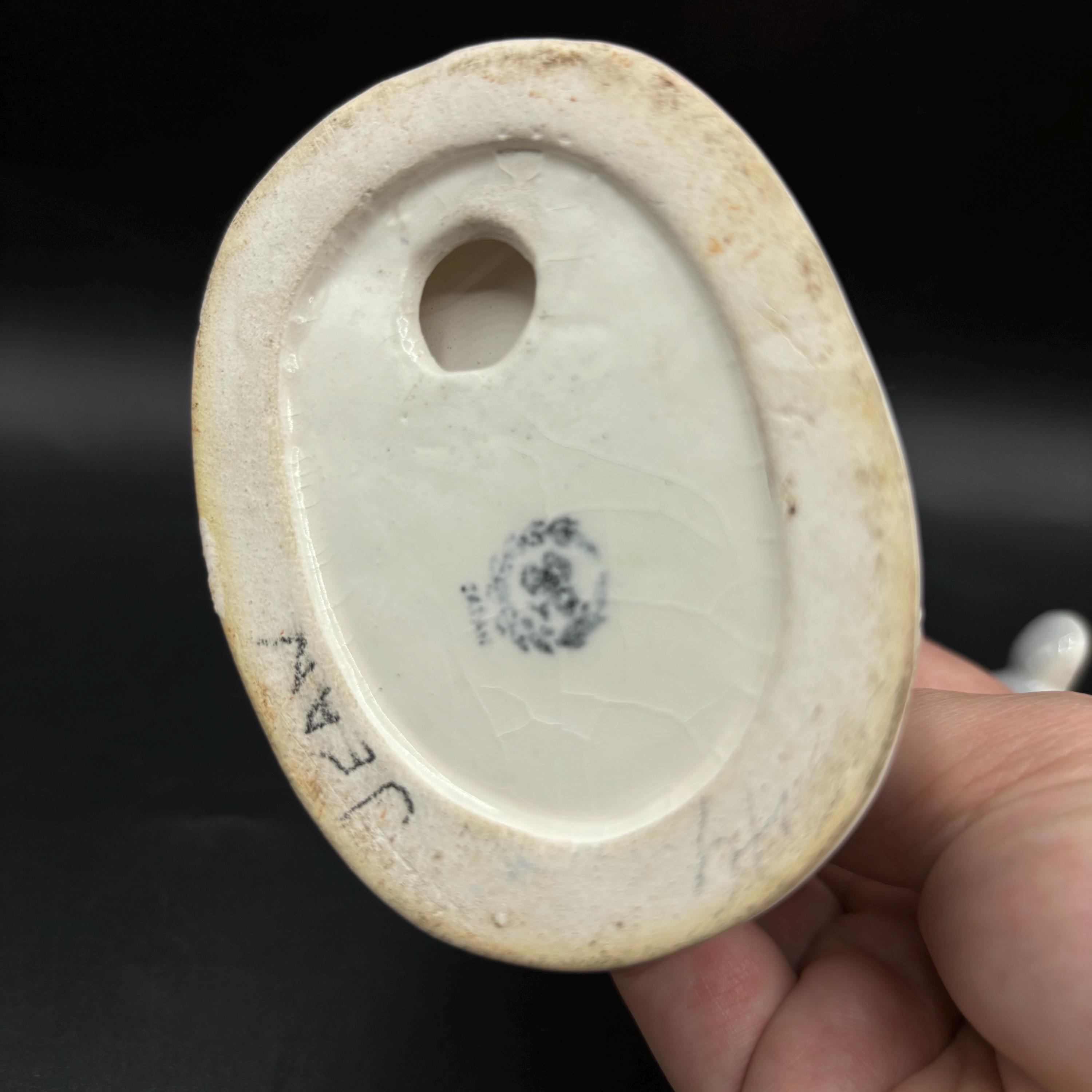 ヴィンテージ陶器製キッチュな大きな耳のネズミの置物 日本製 2個