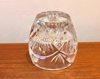 ヴィンテージ ロイヤルコペンハーゲン ロータスクリスタル キャンドル