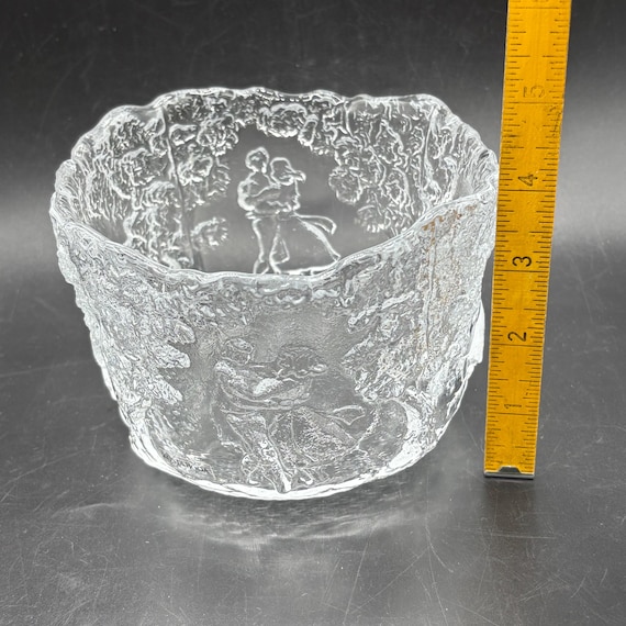 未使用　スウェーデン　コスタボダ　クリスタルボウル スウェーデンのコスタ・ボダ・クリスタルボウル：ラプソディデザイン