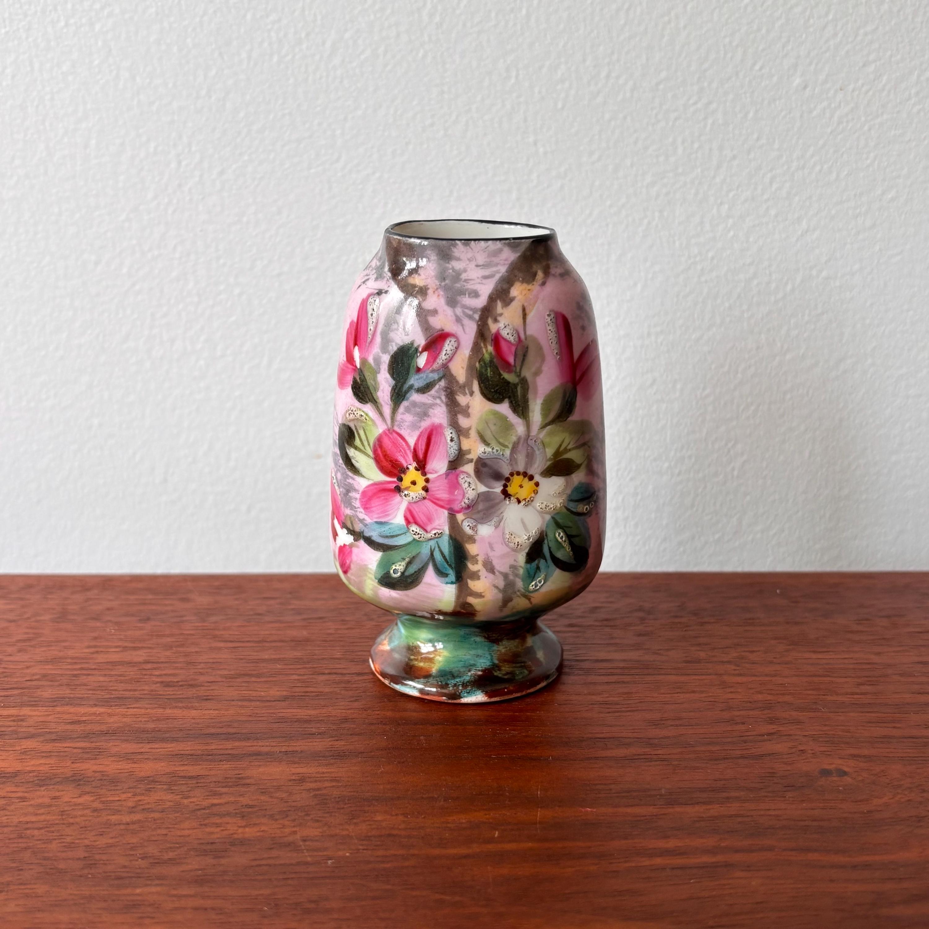 Antike Biskuitporzellan Vase Blumenvase 19.Jh. Blumenvase 130 Österreich
