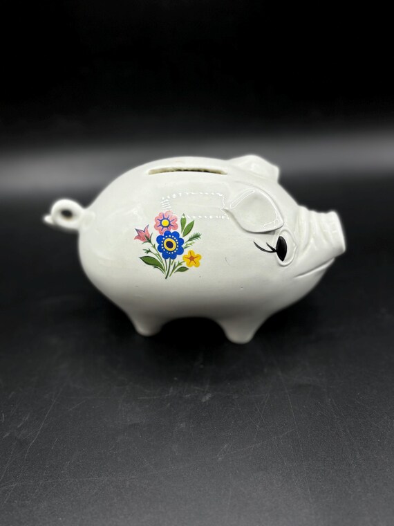 ヴィンテージ ジェームズ・ケント貯金箱：1960年代の童謡風装飾